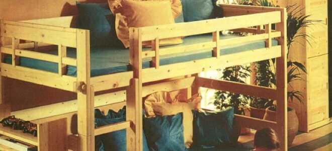 Детская кровать-чердак своими руками с тремя конфигурациями для подрастающего ребенка