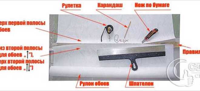 Как резать обои