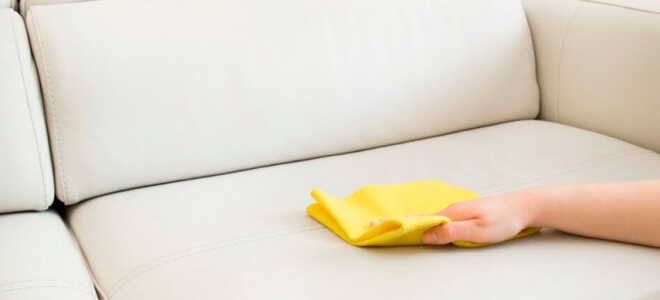 Как почистить кожаный диван: подручные средства и специальная химия