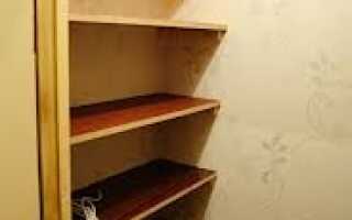 Отвечаем на вопрос «Как сделать полки в кладовке?»
