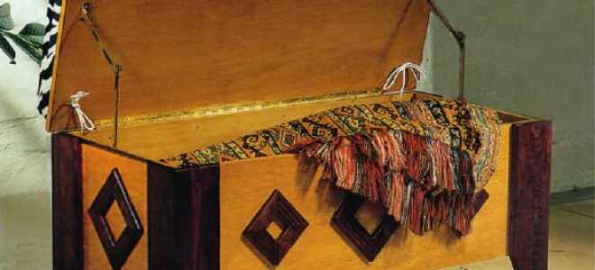 Как сделать сундук своими руками для современного интерьера