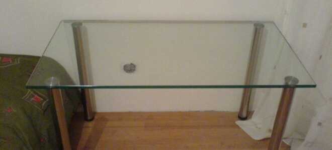 Стеклянный стол своими руками – возможные варианты сборки