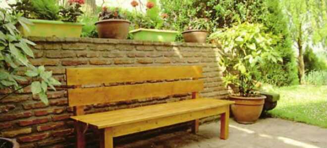 Скамейка своими руками – уникальная конструкция на деревянных крепежах