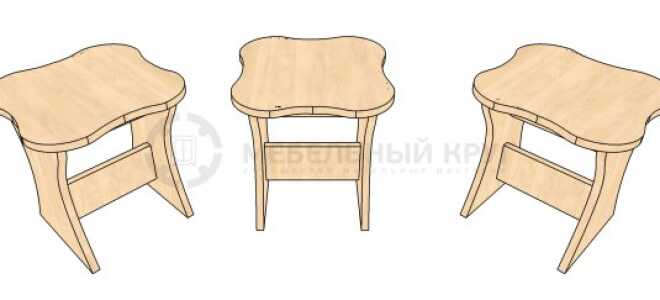 Как сделать табуретку своими руками – лёгкую по весу и не требующую больших затрат