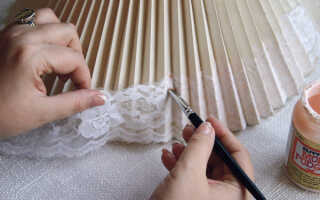 Абажур для торшера своими руками