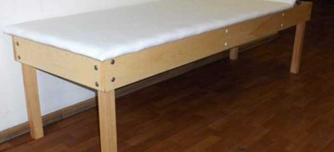 Кушетка своими руками будет полезна для отдыха