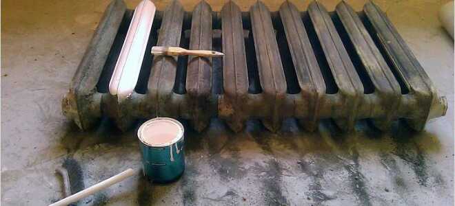 Как покрасить батарею отопления