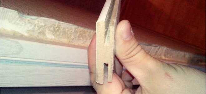 Как крепить добор к коробке