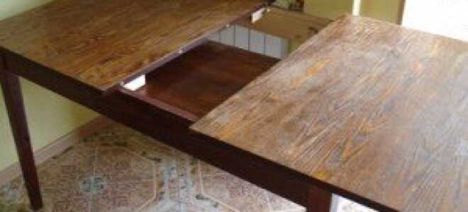 Раздвижной стол своими руками – улучшенная модель с использованием направляющих полного выката