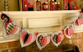 Гирлянды своими руками из бумаги: инструкции пошагово, схемы, шаблоны, декор