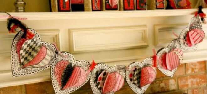 Гирлянды своими руками из бумаги: инструкции пошагово, схемы, шаблоны, декор