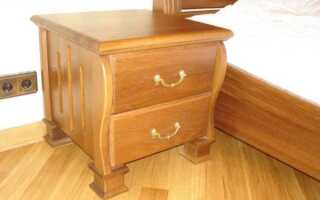 Прикроватная тумба из дерева: разновидности и изготовление своими руками