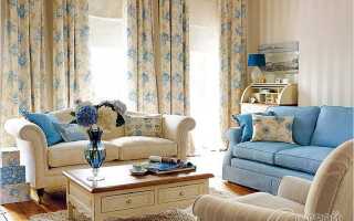 Портьеры в интерьере комнаты