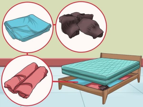 Создание дополнительной опоры для рамы и матраса