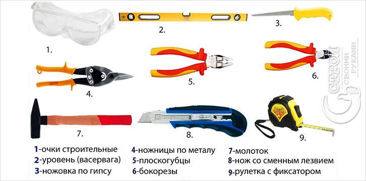 Что необходимо для монтажа