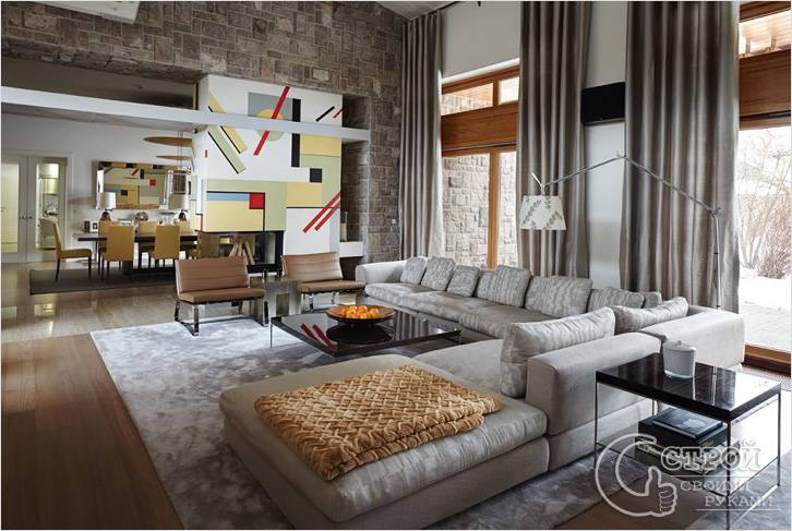 Длинные портьеры со сборками Длинные портьеры со сборками