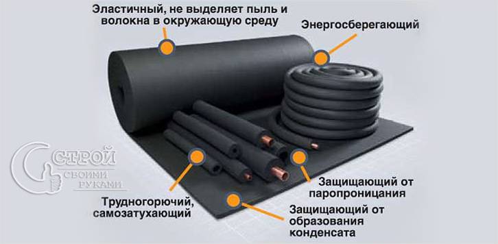 Достоинства вспененного каучука