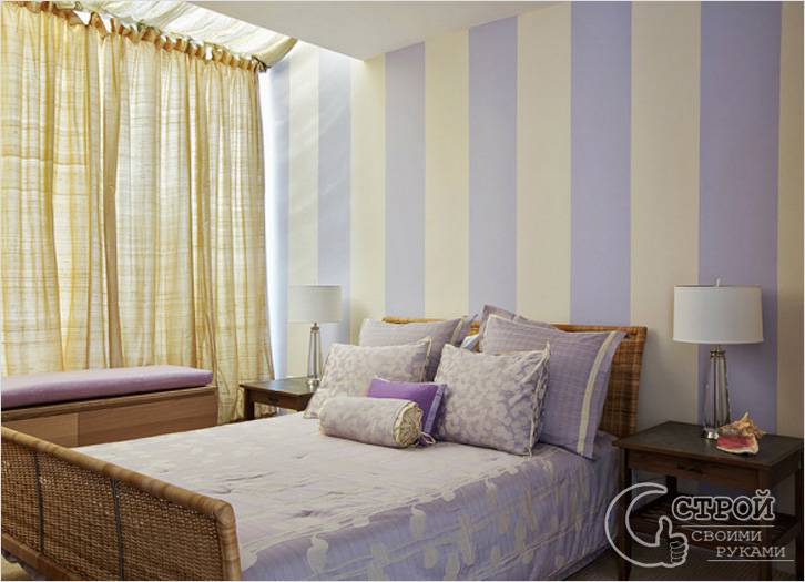 Льняные шторы в спальне Льняные шторы в спальне