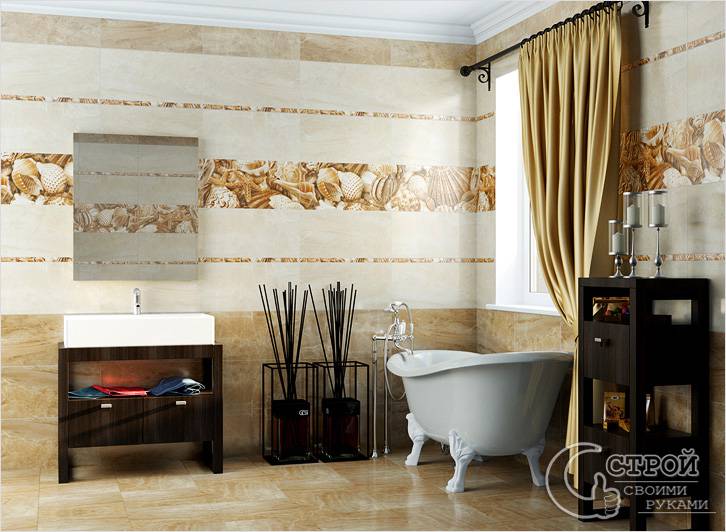 Могут использоваться и песочные оттенки