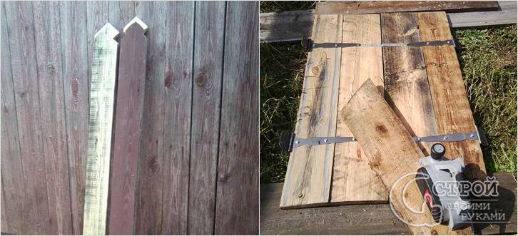 Обновляют доски рубанком Обновляют доски рубанком