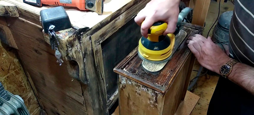 Состаренная мебель из дерева: как придать эффект старины предметам мебели