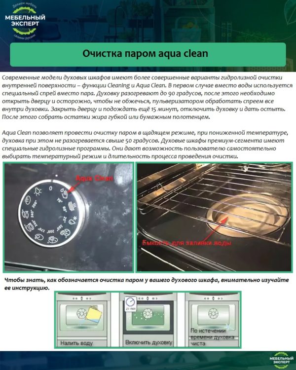Очистка паром aqua clean