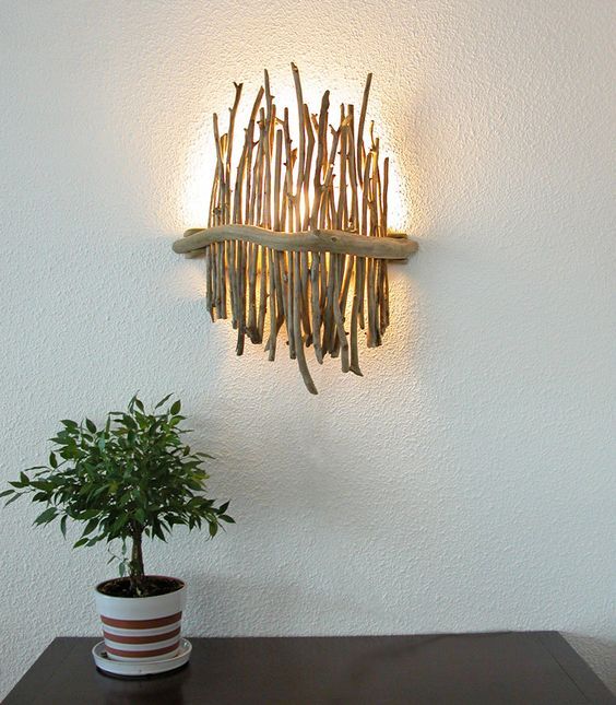 Бра из коряги
