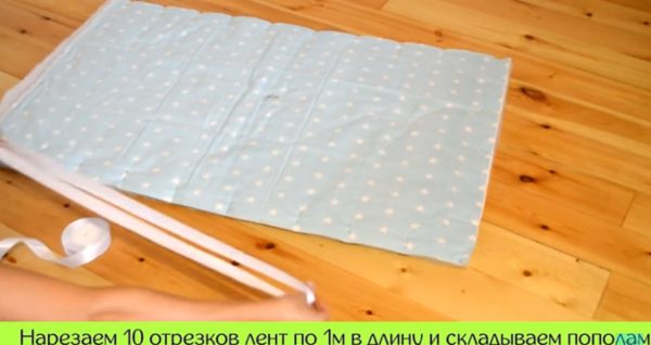 Шаг 4. Нарезаем ленты и складываем в два слоя