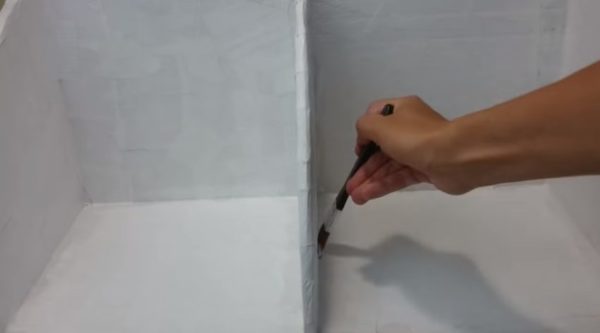 Окрашивание полки