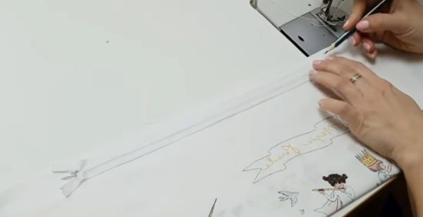Разметка для молнии