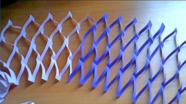 Гирлянда из листа бумаги